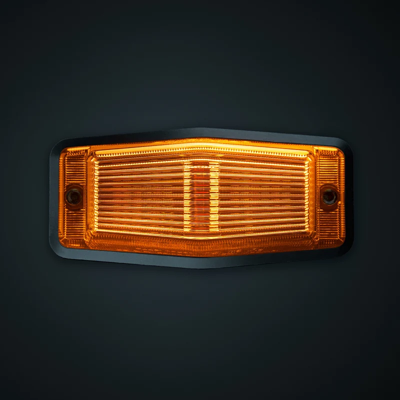 Lampada a LED Strands a doppio bruciatore con strobo e lente ambrata