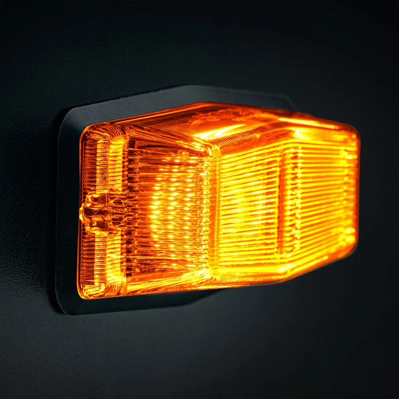 Lampada a LED Strands a doppio bruciatore con strobo e lente ambrata