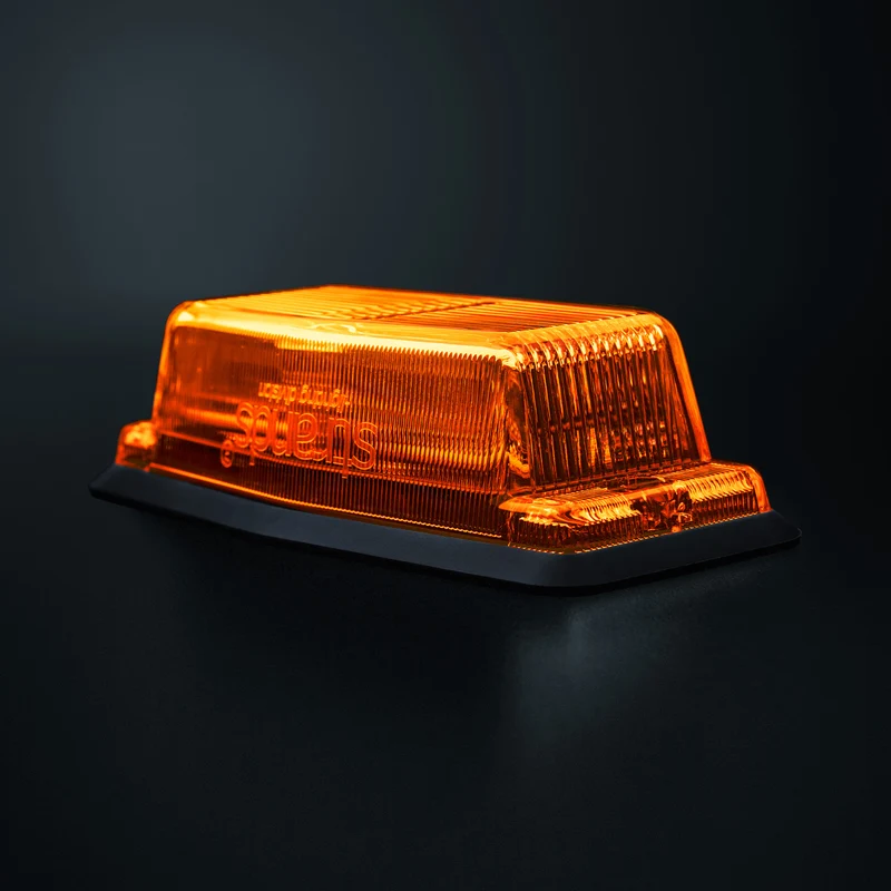 Lampada a LED Strands a doppio bruciatore con strobo e lente ambrata