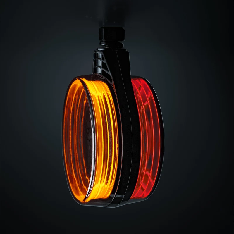 Strands FOR9T Luce a forma di lecca-lecca spagnolo / LED ambra, bianchi e rossi