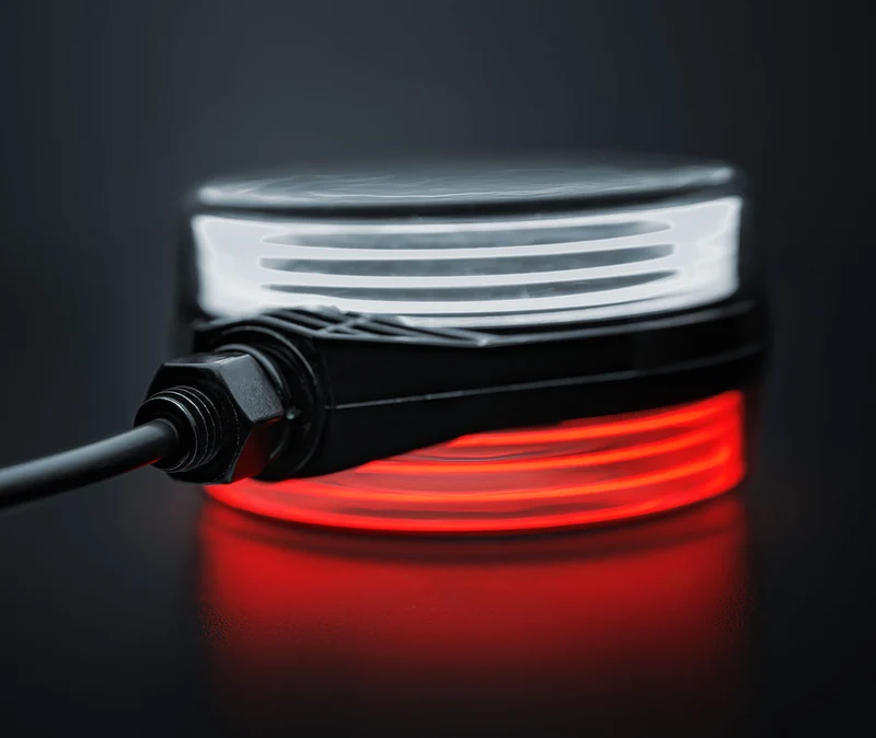Strands FOR9T Luce a forma di lecca-lecca spagnolo / LED ambra, bianchi e rossi