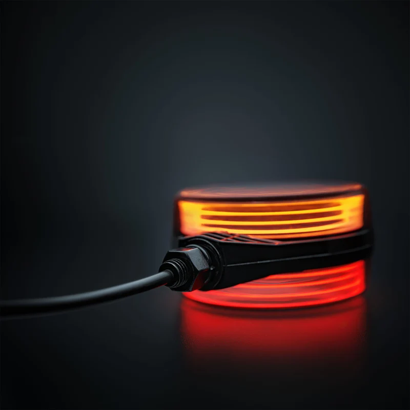 Strands FOR9T Luce a forma di lecca-lecca spagnolo / LED ambra, bianchi e rossi