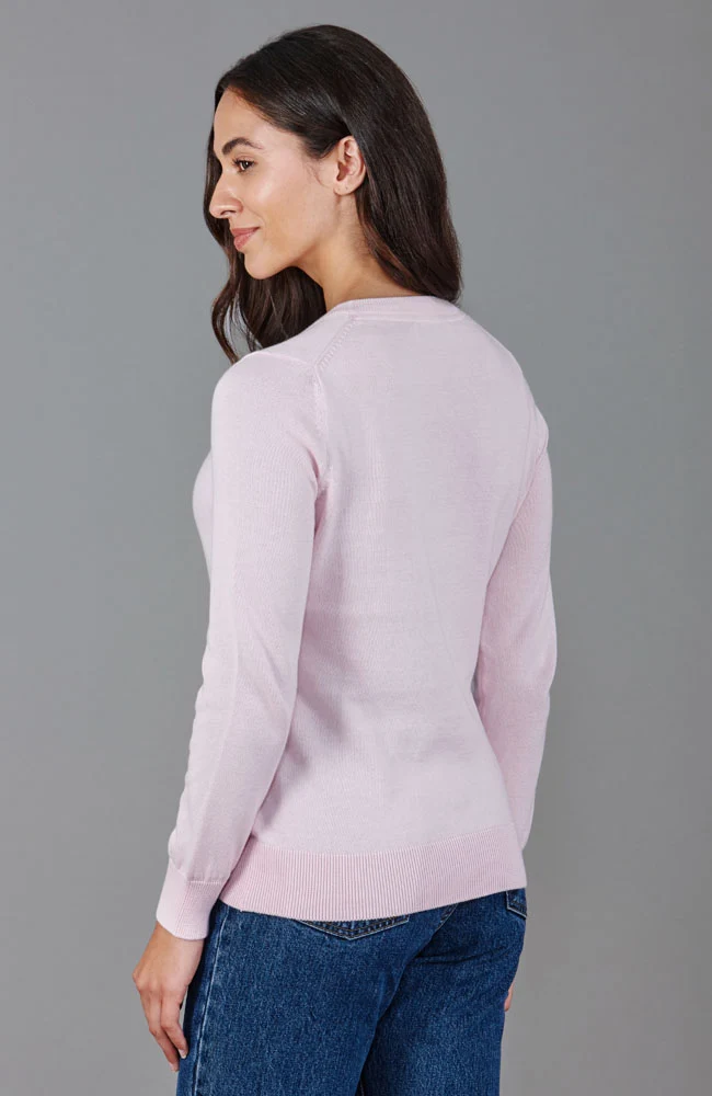 Womens Cotton Crew Neck Jumper