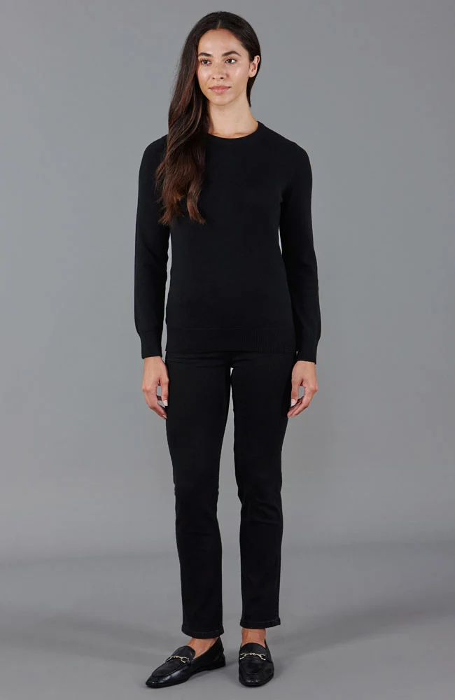 Womens Cotton Crew Neck Jumper
