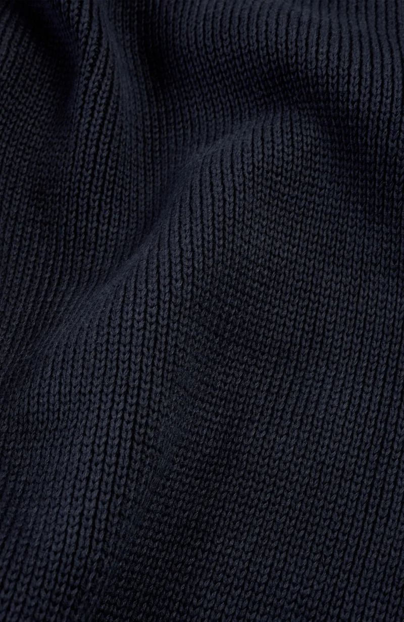 Womens Pure Cotton Heavyweight Submariner Roll Neck Jumper
