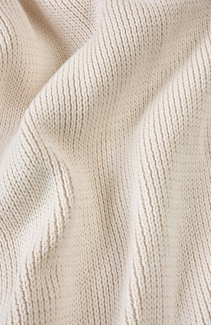 Womens Pure Cotton Heavyweight Submariner Roll Neck Jumper