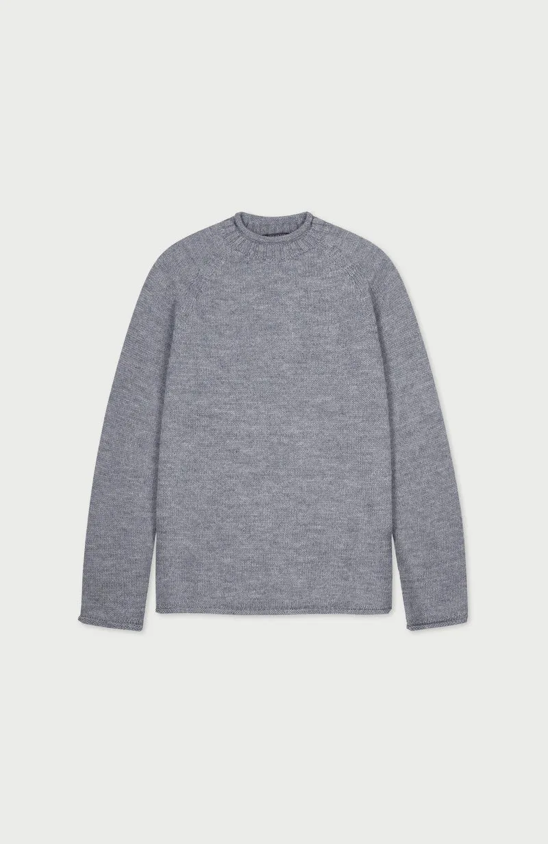 Mens British Wool Fishermans Crew Neck Jumper