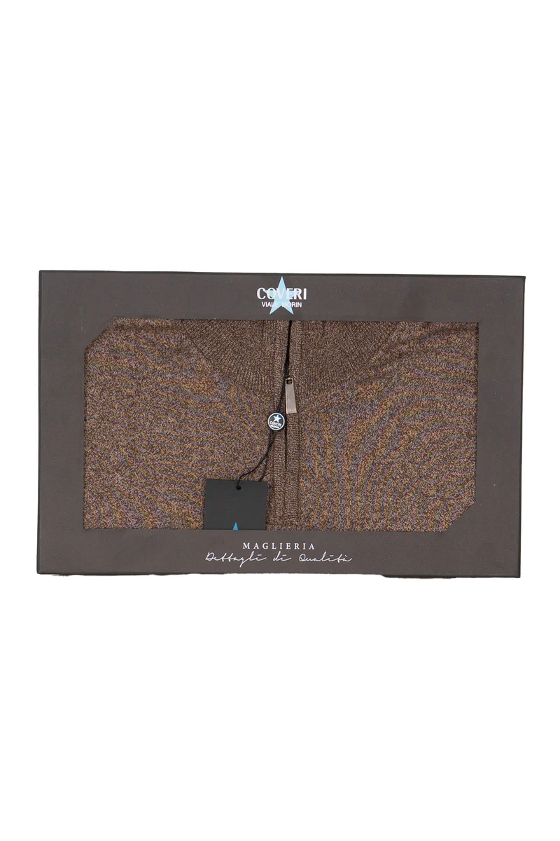 Pullover uomo mezza zip in scatola regalo