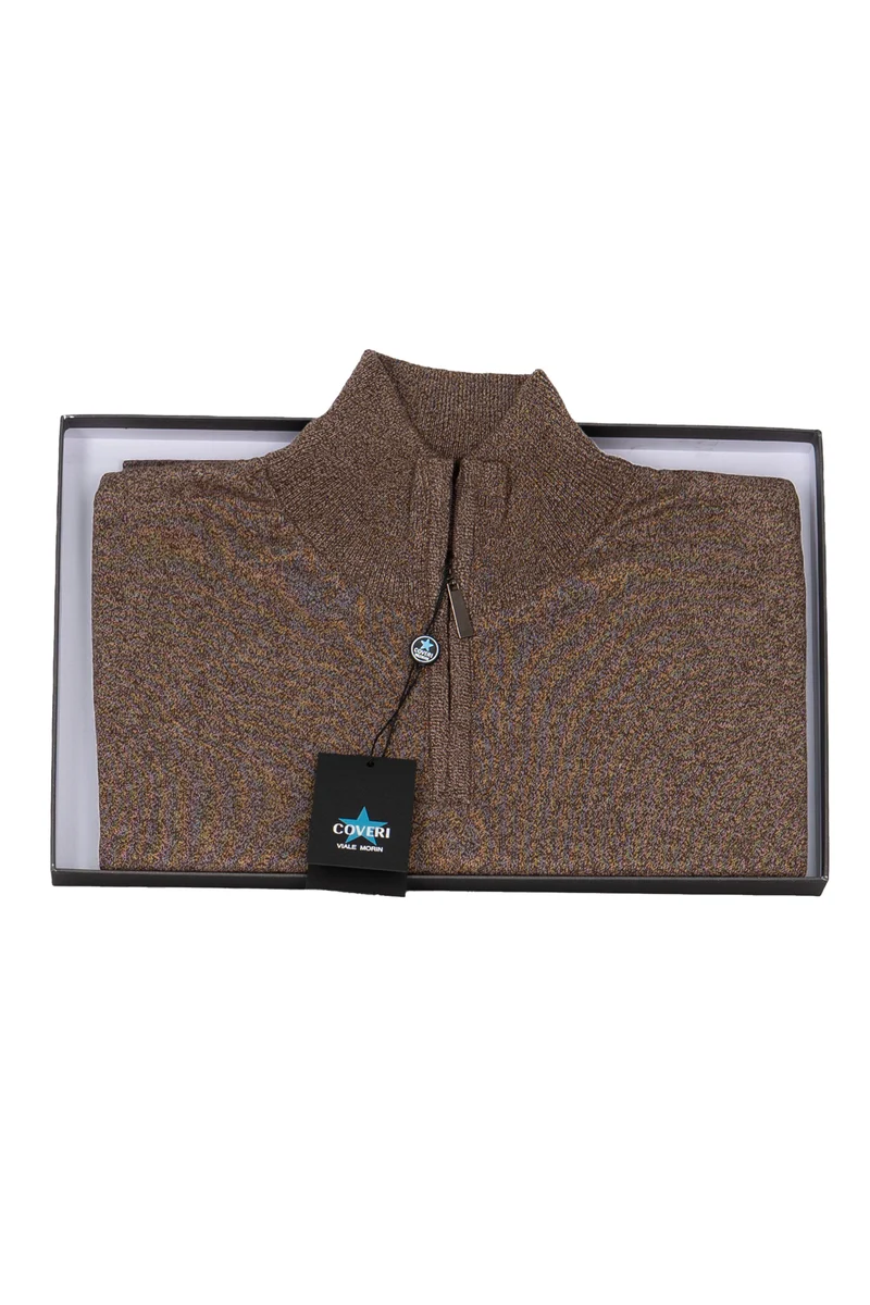 Pullover uomo mezza zip in scatola regalo