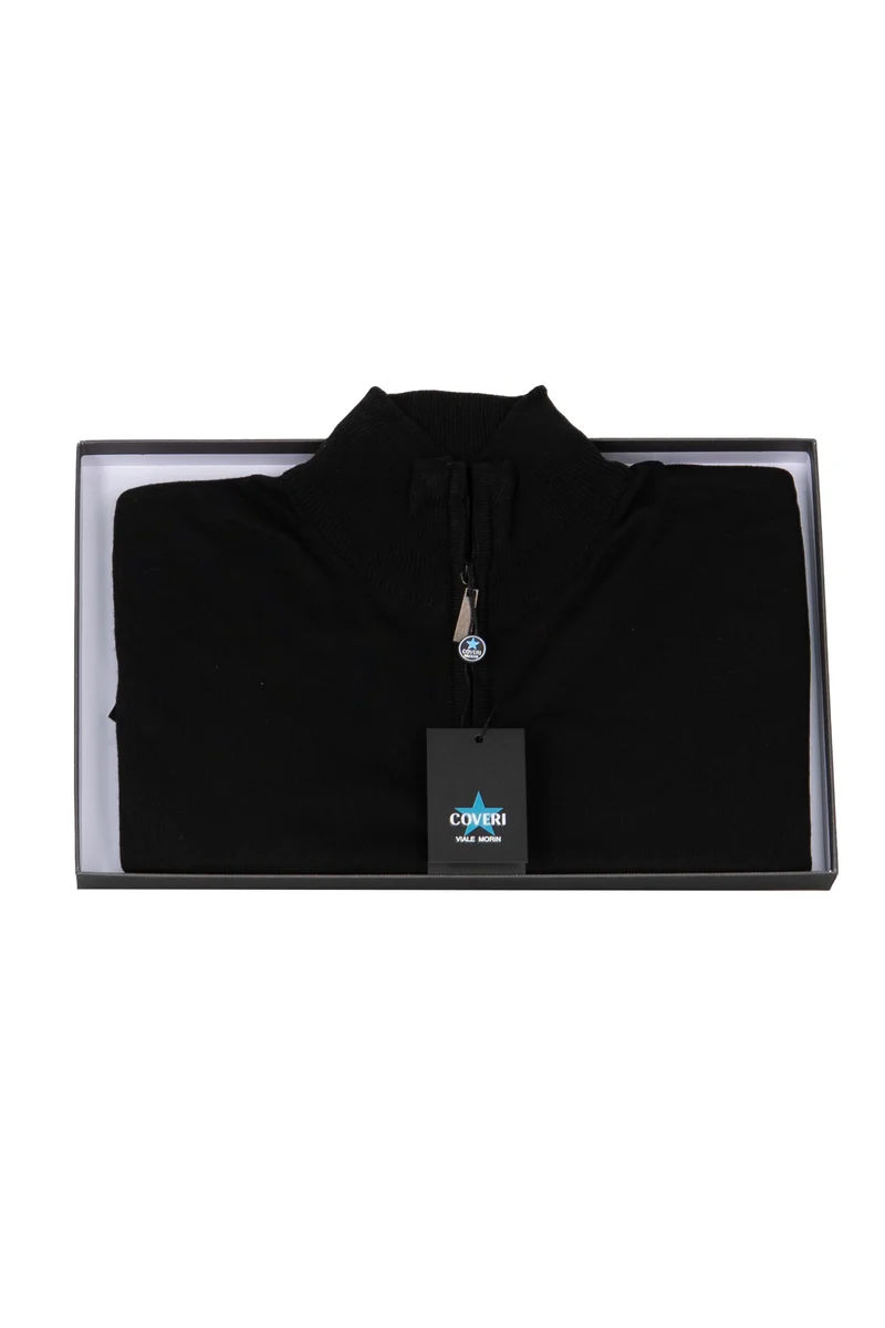 Pullover uomo mezza zip in scatola regalo