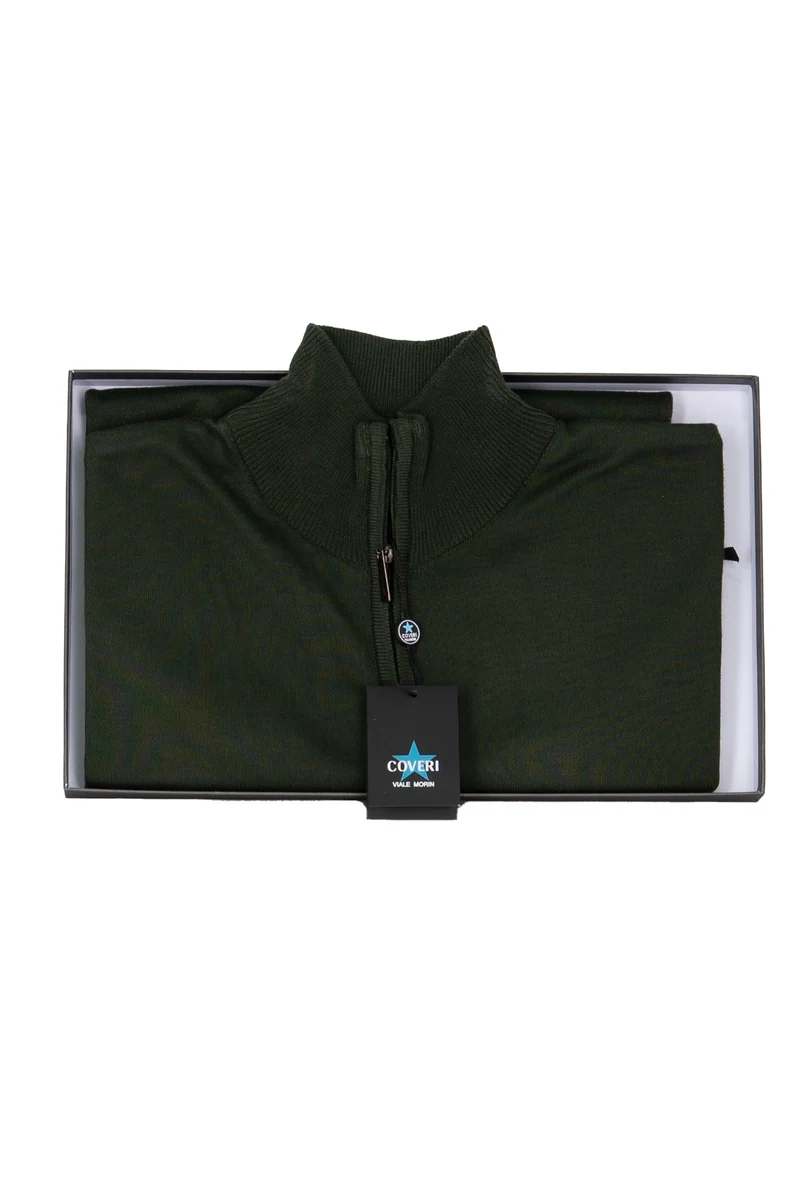 Pullover uomo mezza zip in scatola regalo