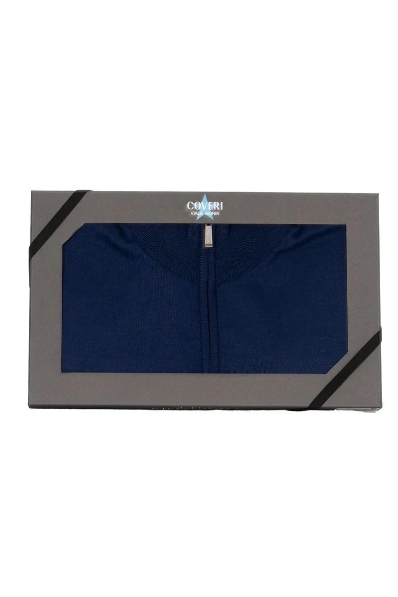 Pullover uomo mezza zip in scatola regalo