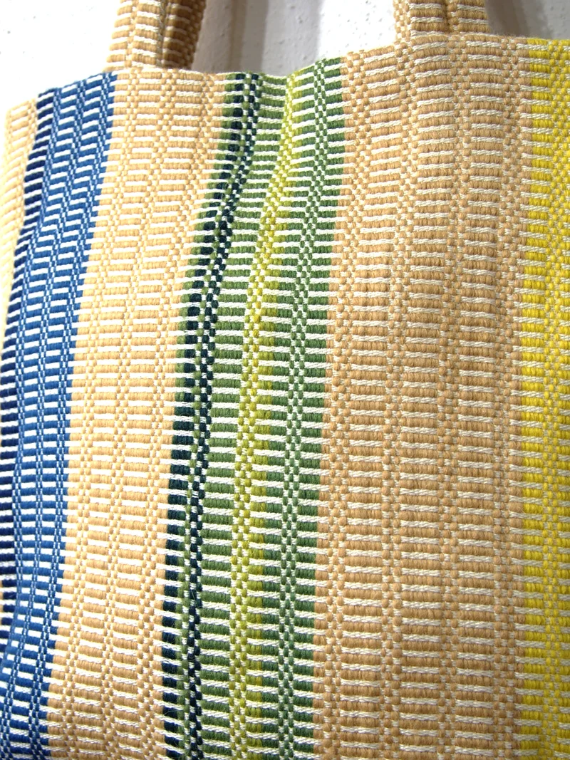Borsa a spalla in Tessuto, Bisaccia, 5 Colori, Tintura Naturale