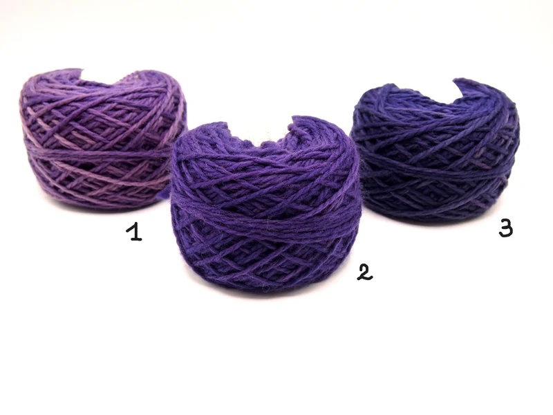 Gomitolo 100% Lana Merinos (100gr.), n°29 Colori, Tintura Naturale