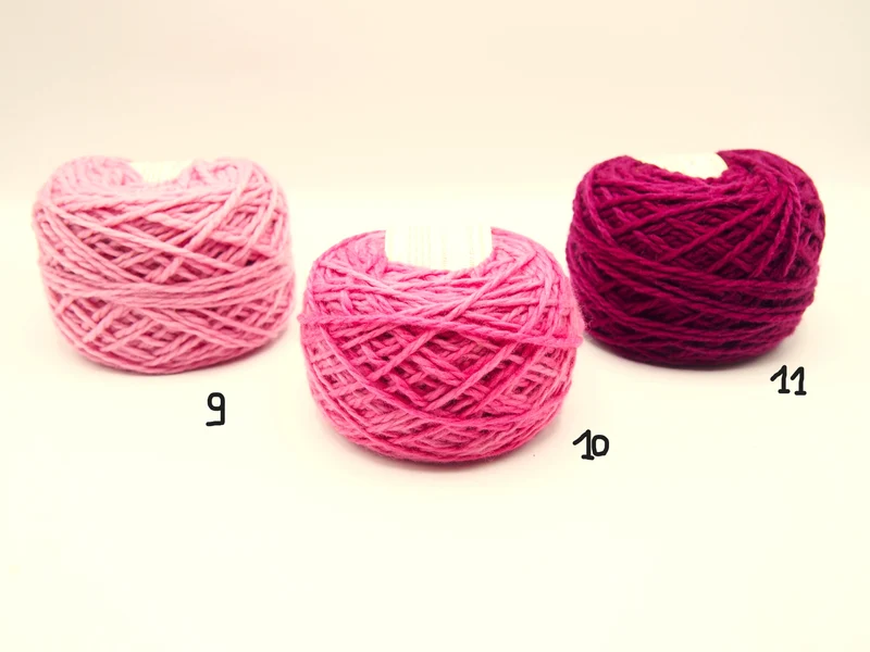 Gomitolo 100% Lana Merinos (100gr.), n°29 Colori, Tintura Naturale