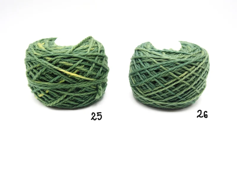 Gomitolo 100% Lana Merinos (100gr.), n°29 Colori, Tintura Naturale