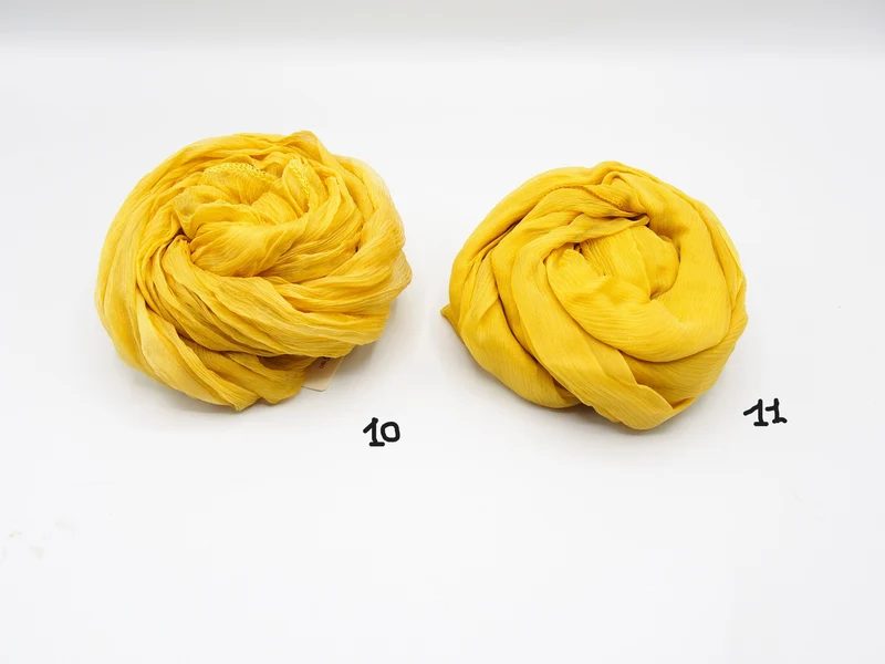 Sciarpa media 100% Seta, 20 colori, Tintura Naturale