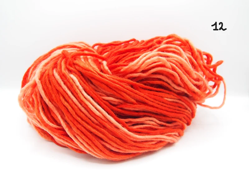 Matassa 100% Lana Merinos "Nuvola" (250 gr.), 21 colori, Tintura Naturale