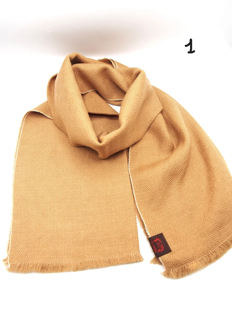Sciarpa 100% Lana Merino, 7 colori, Tintura Naturale