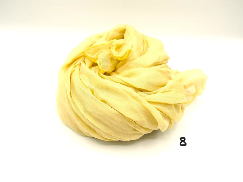 Stola/Sciarpa grande 100% Seta, 11 colori, EDIZIONE LIMITATA, Tintura Naturale