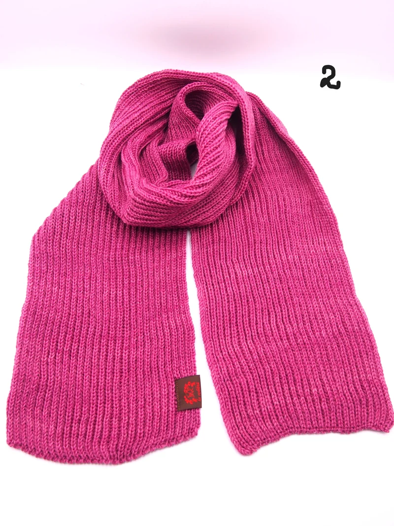 Sciarpa 100% Lana Merino, 7 varianti, Tintura Naturale