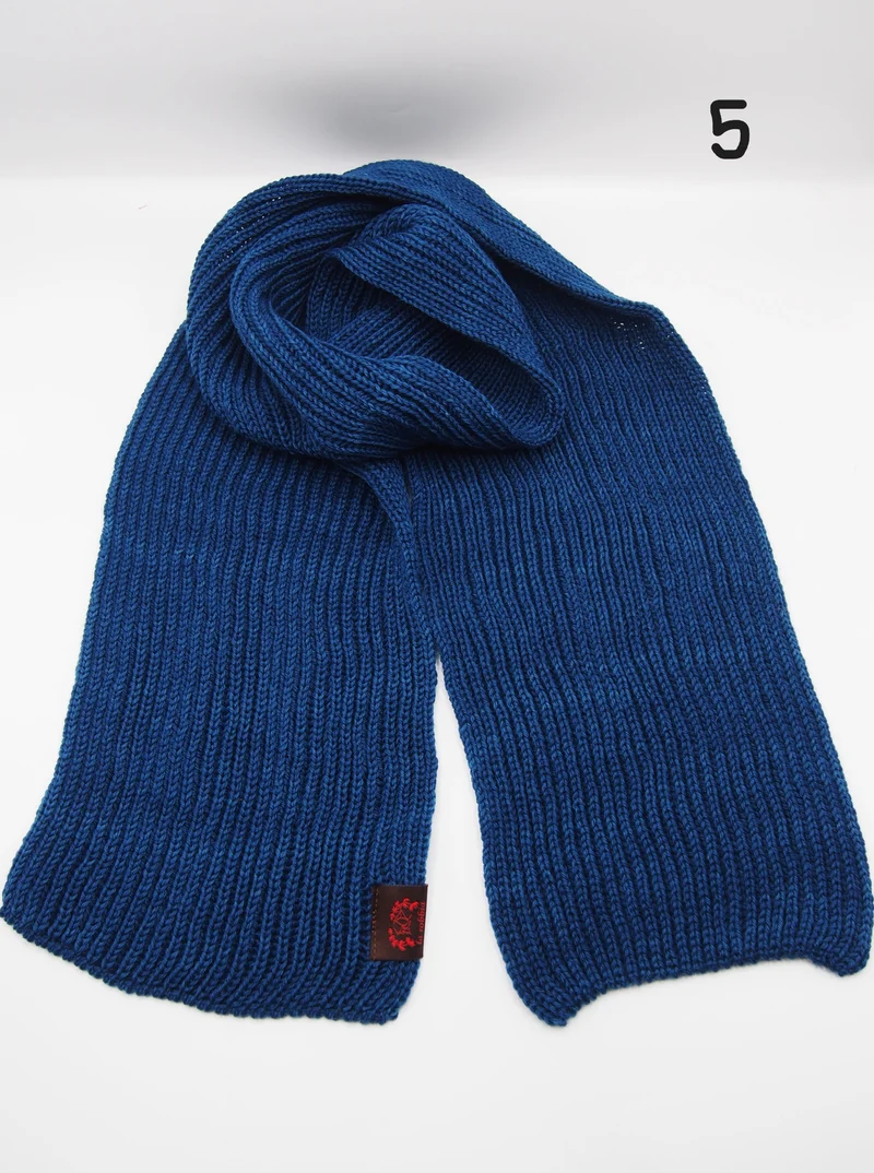 Sciarpa 100% Lana Merino, 7 varianti, Tintura Naturale