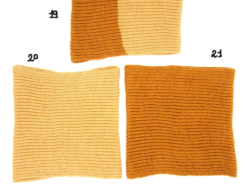 Scaldacollo 100% Lana Merinos, 32 tonalità, Tintura Naturale