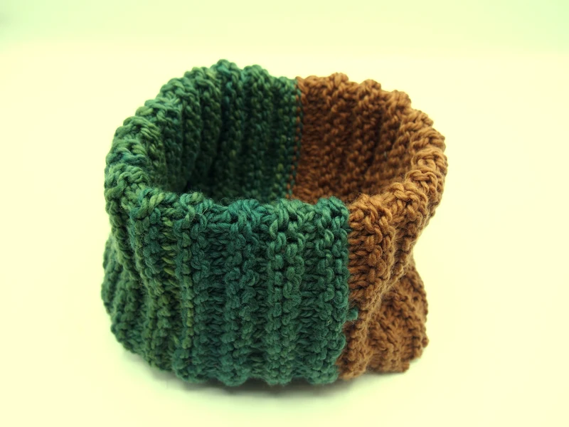 Scaldacollo fatto a mano 100% Lana, 3 varianti, Tintura Naturale