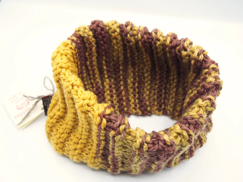 Scaldacollo fatto a mano 100% Lana, 3 varianti, Tintura Naturale