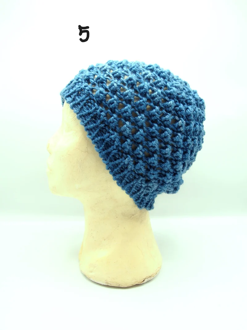Cappello fatto a mano 100% Lana, 9 varianti, Tintura naturale