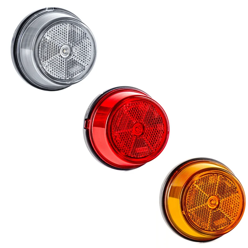 Luci di segnalazione a LED rotonde Fristom FT-059 con riflettore e staffa