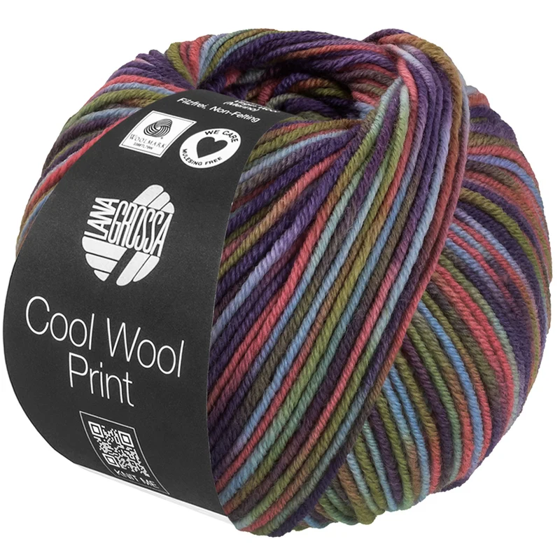 lana grossa cool wool melange/print