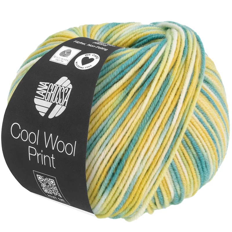 lana grossa cool wool melange/print