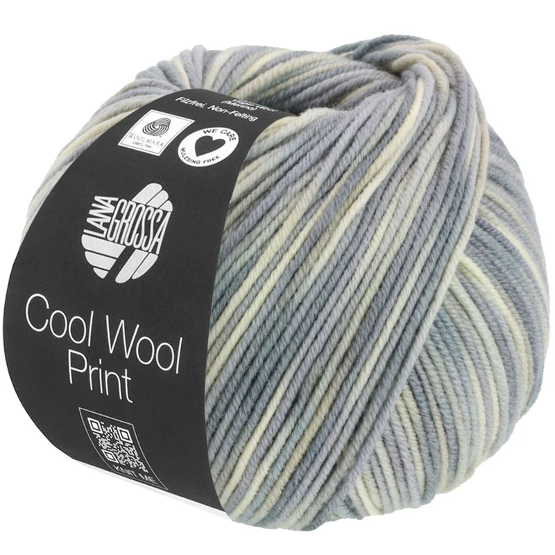 lana grossa cool wool melange/print