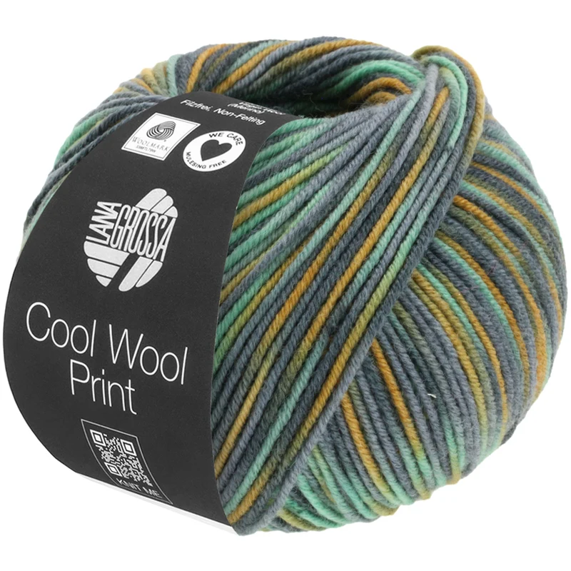 lana grossa cool wool melange/print