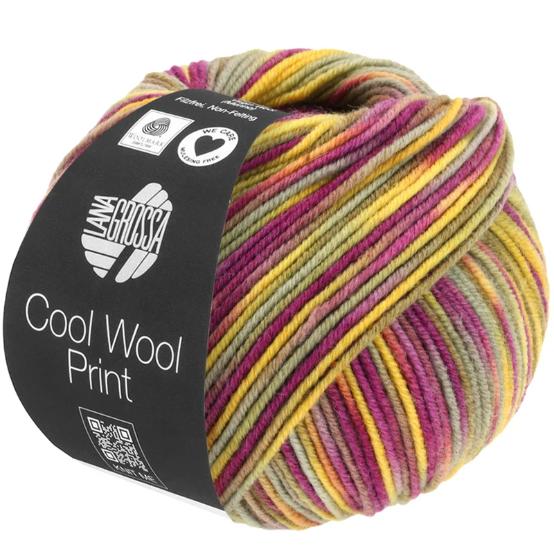 lana grossa cool wool melange/print