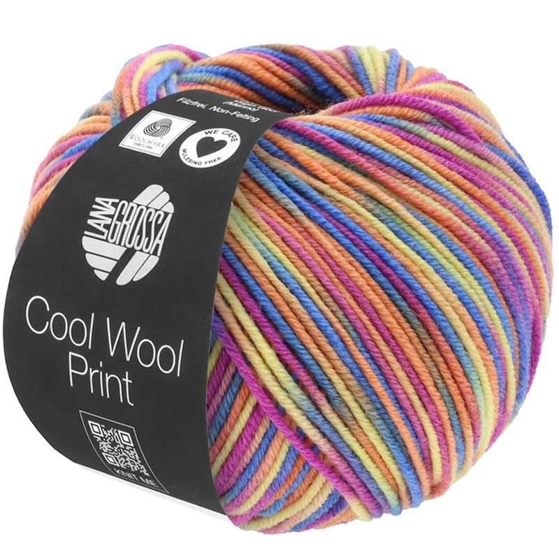 lana grossa cool wool melange/print