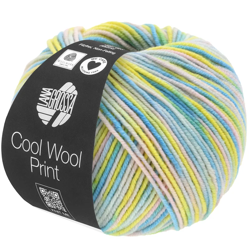 lana grossa cool wool melange/print