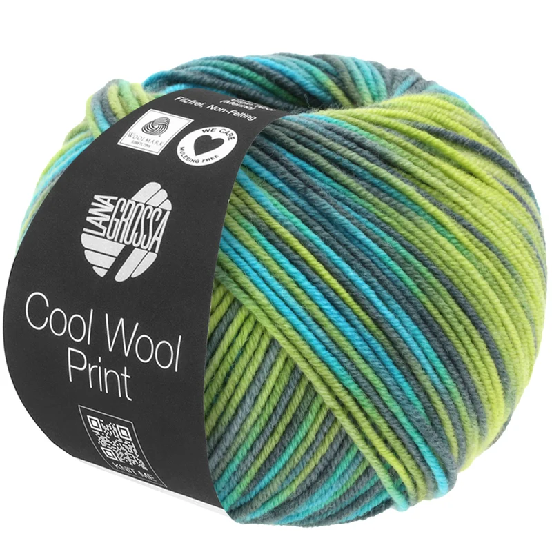 lana grossa cool wool melange/print