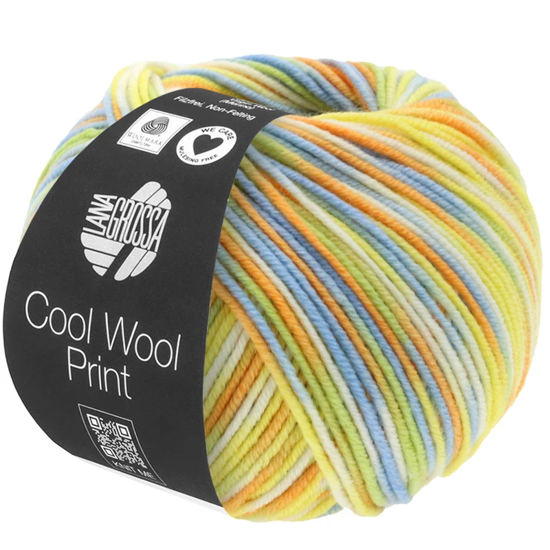 lana grossa cool wool melange/print