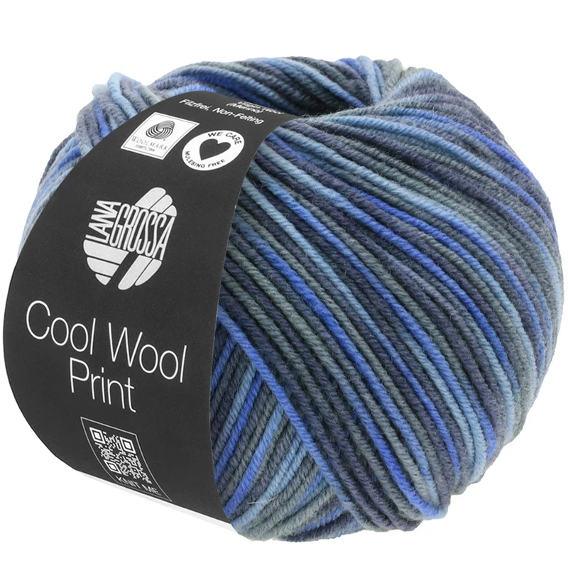 lana grossa cool wool melange/print