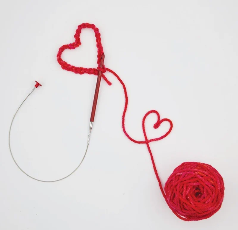 knit pro set di uncinetti tunisini amore