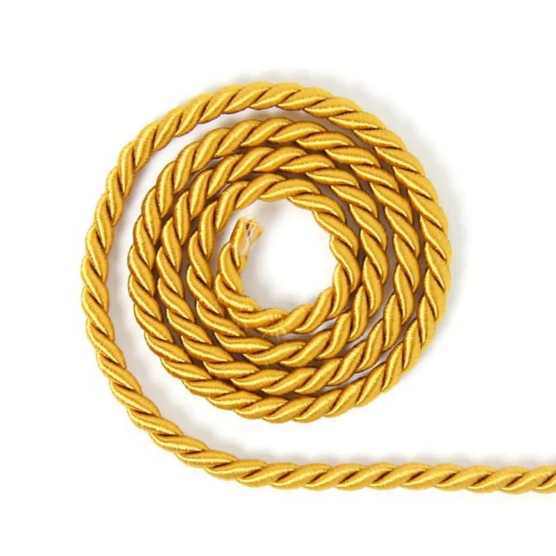 CORDONCINO TINTA UNITA ADATTO ANCHE PER ADDOBBI NATALIZI 5 MM