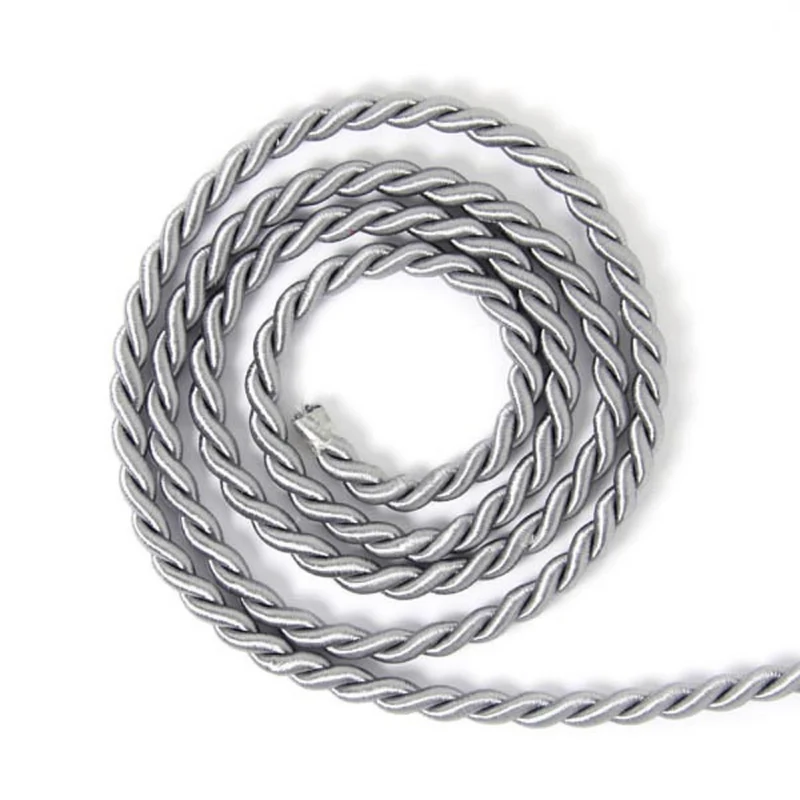 CORDONCINO TINTA UNITA ADATTO ANCHE PER ADDOBBI NATALIZI 5 MM