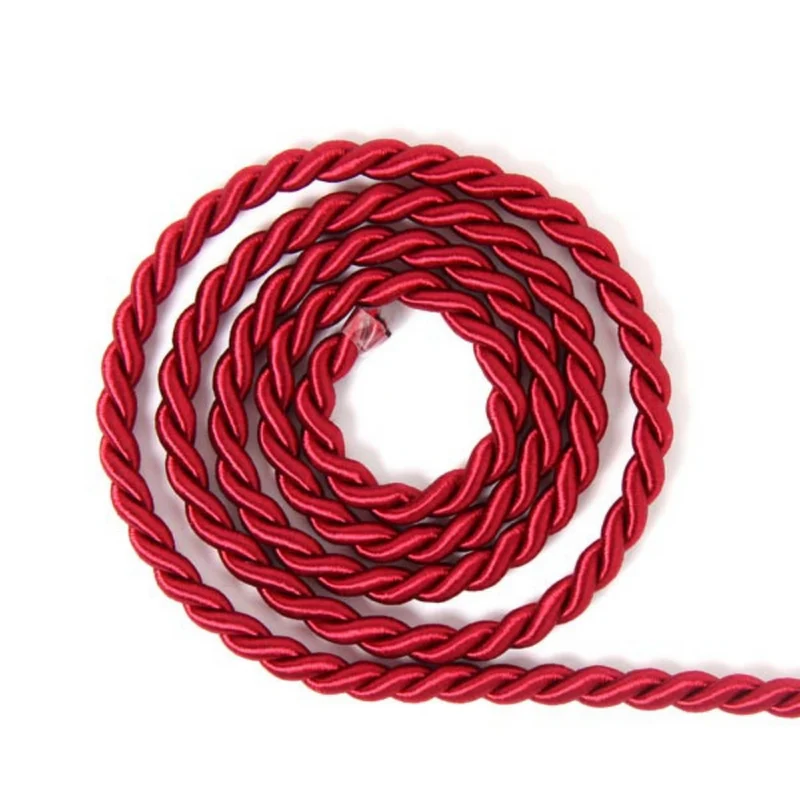 CORDONCINO TINTA UNITA ADATTO ANCHE PER ADDOBBI NATALIZI 5 MM