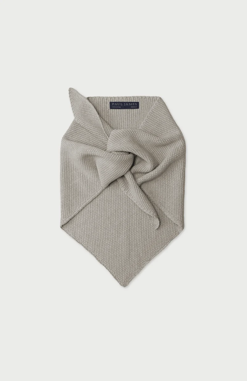 Cotton Textured Triangle Scarf