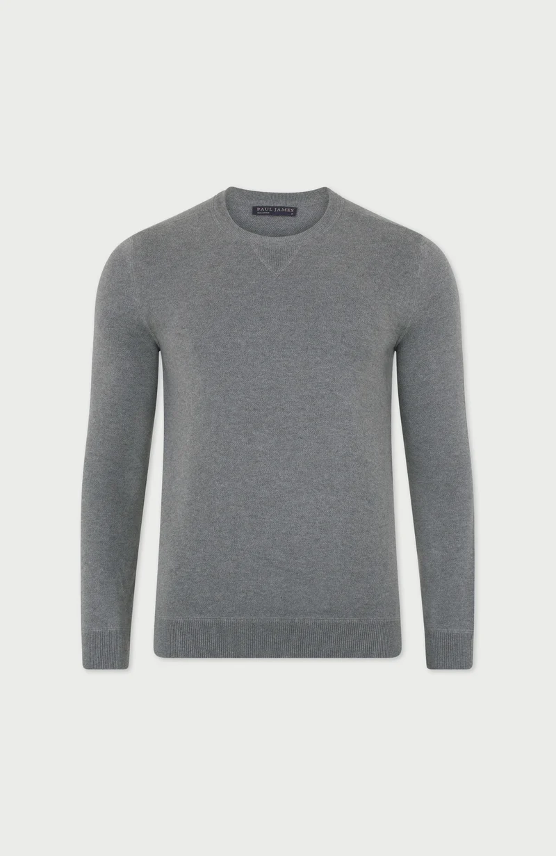 Mens Midweight Cotton Loopback Knitted Sweatshirt