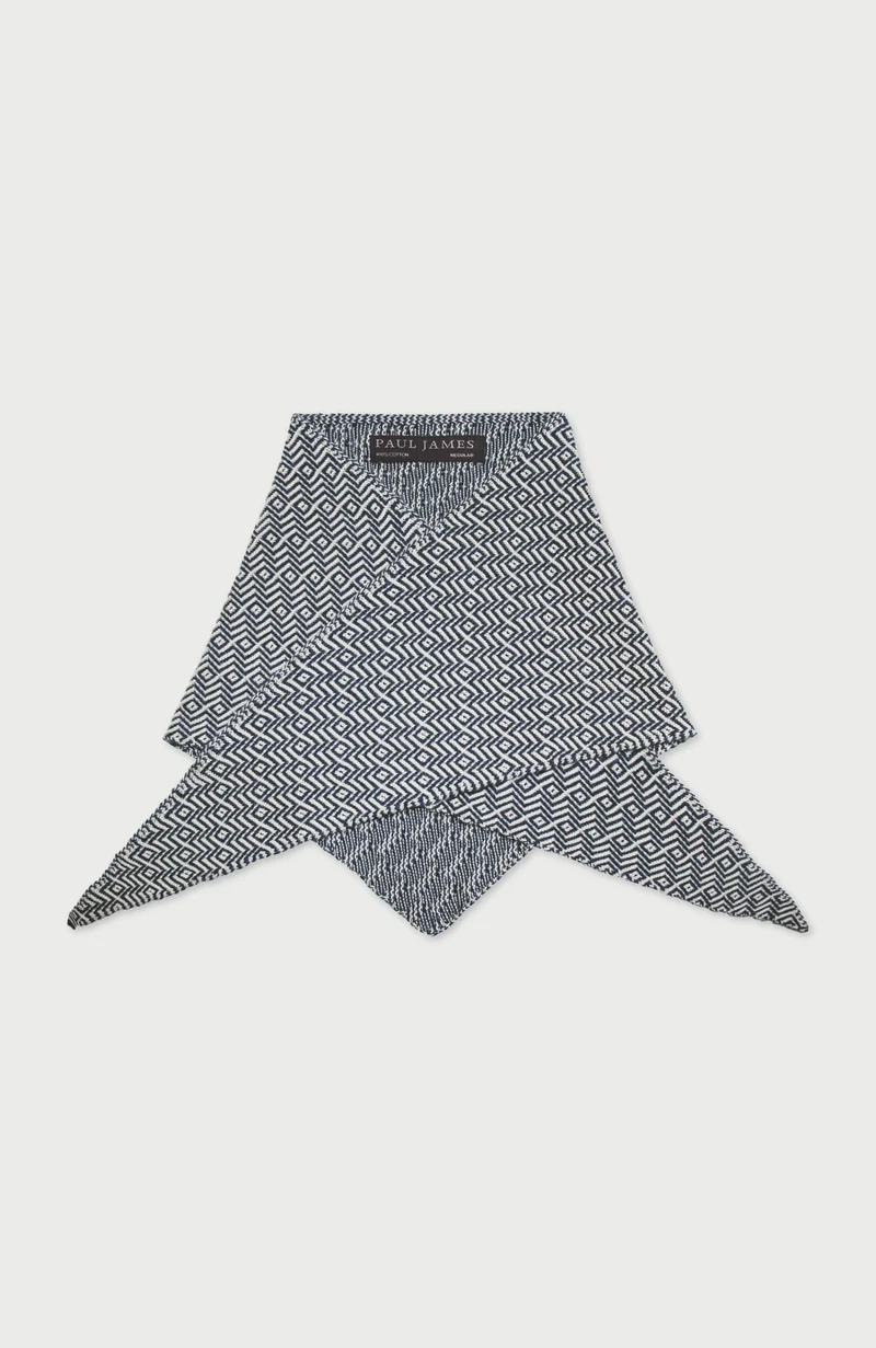 Cotton Two Tone Textured Neckerchief