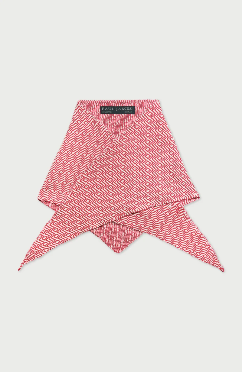 Cotton Two Tone Textured Neckerchief