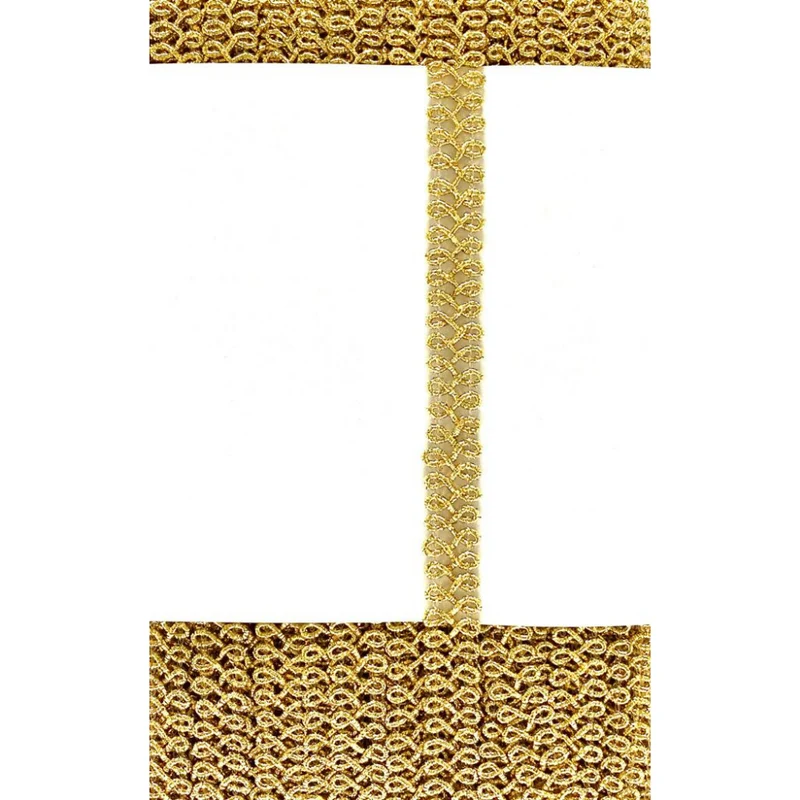 PASSAMANERIA ORO LAMINATO E ARGENTO